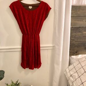 Red Lace Urban Renewal Dress